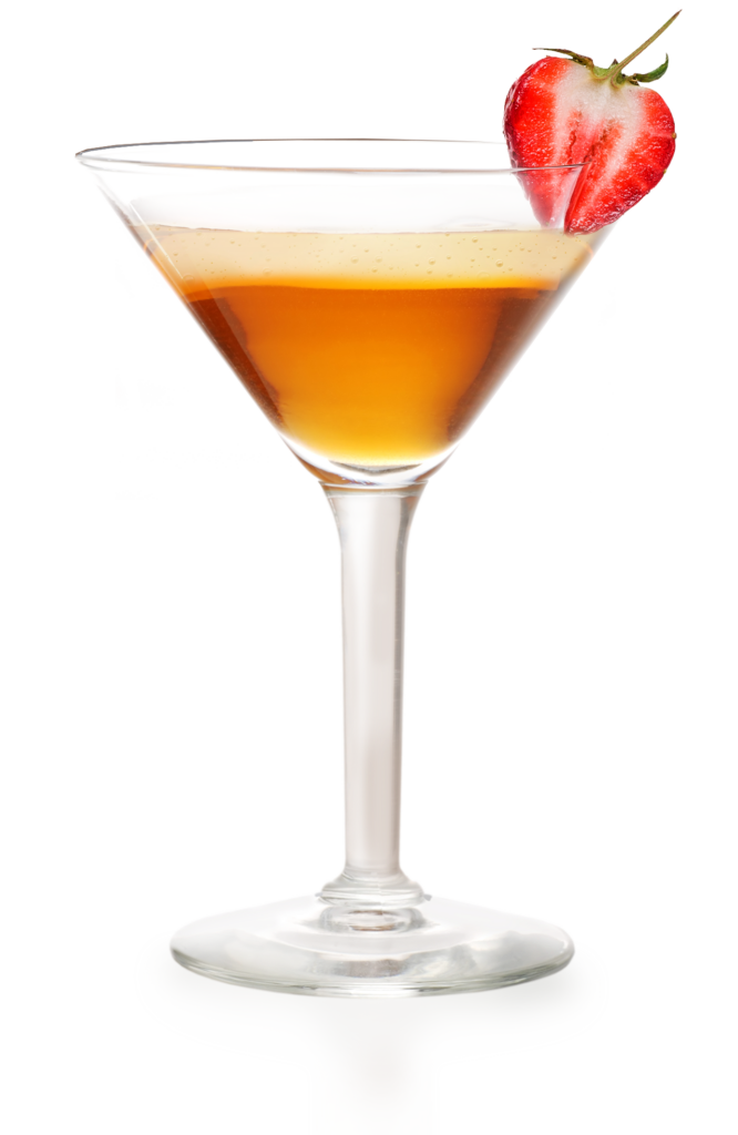Mrs. Brugal- sour s jahodovým sirupom